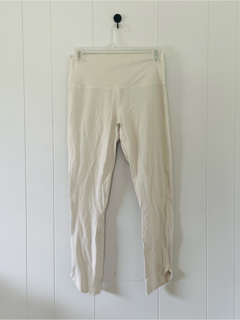 High-Waist Women's Leggings in Cream